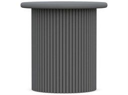 Charcoal Round Side Table