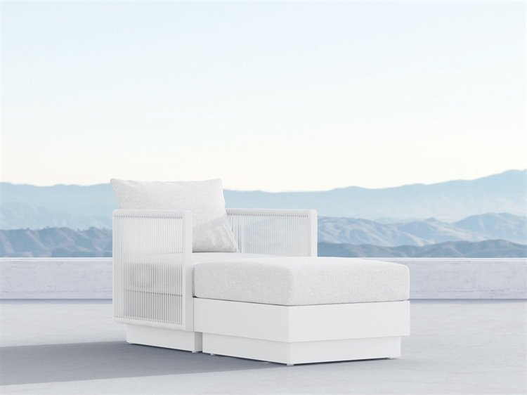 Azzurro Living Porto Pearl Gray All-Weather Rope Patio Lounge Set