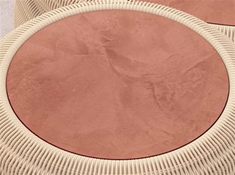 Azzurro Living Texoma Umber Dekton Round Table Top