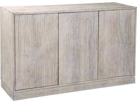 Bassett Mirror Bali 54" Mango Wood White Sideboard