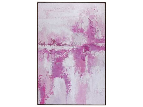Bassett Mirror 40" Silver Settled Wall Art