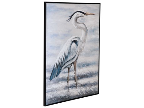 Bassett Mirror 36" Blue Hunting Canvas Art