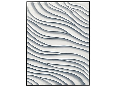Bassett Mirror Ripples Framed Canvas Wall Art