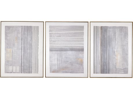 Bassett Mirror Razi Framed Canvas Set of 3