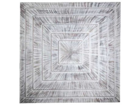 Bassett Mirror 72" White Broderick Wall Panel