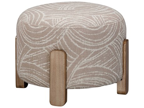 Bassett Mirror Brown Willow Accent Ottoman