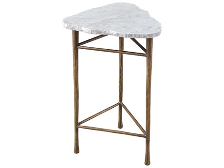 Bassett Mirror Brass Knapp Accent Table
