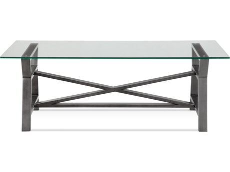 Bassett Mirror Ross Rectangular Glass Cocktail Table