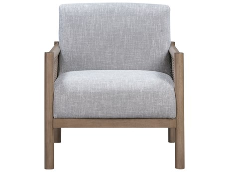 Bassett Mirror Hedges Blue Fabric Accent Chair