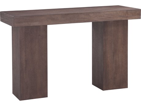 Bassett Mirror Padula Brown Rectangular Wood Console Table
