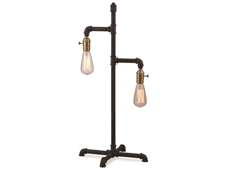 Bassett Mirror Telestar Brown Black Table Lamp