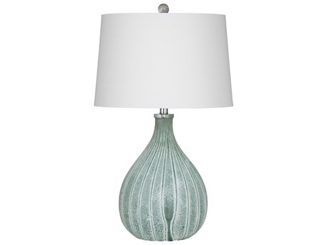 Bassett Mirror Nassau Green Sea Glass Table Lamp