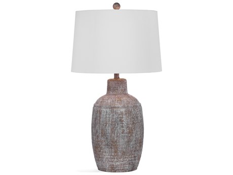 Bassett Mirror Libby Cram Antique Wash Brown Table Lamp