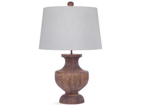 Bassett Mirror Stella Distressed Brown Table Lamp