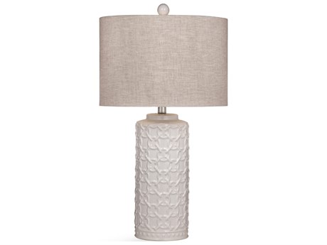Bassett Mirror Marina White Table Lamp