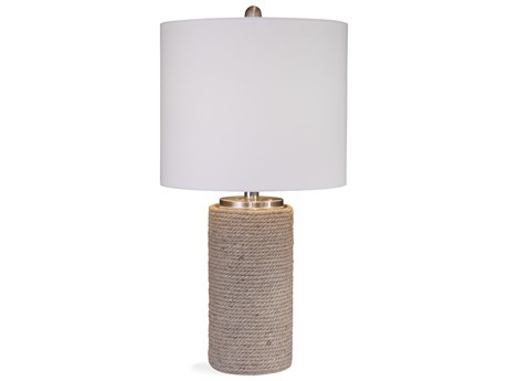 Bassett Mirror Bricolage Natural Rope Brown Table Lamp