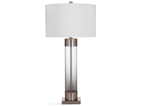 Bassett Mirror Clear Brushed Nickel Buffet Lamp