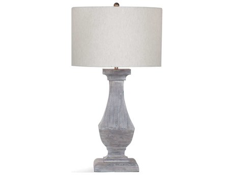 Bassett Mirror Distressed Gray Buffet Lamp