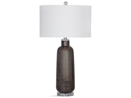 Bassett Mirror Copper Gray Crystal Buffet Lamp