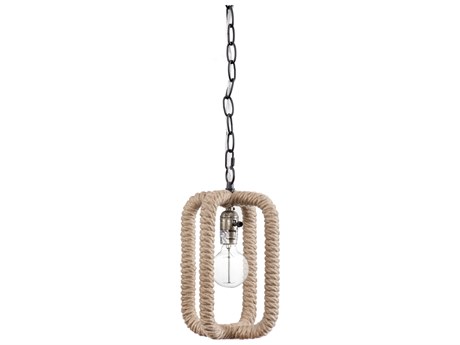 Bassett Mirror Rope Brown Mini Pendant