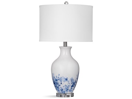 Bassett Mirror White Blue Buffet Lamp