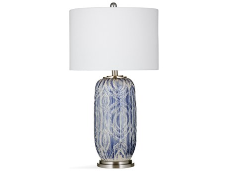 Bassett Mirror Blue White Buffet Lamp