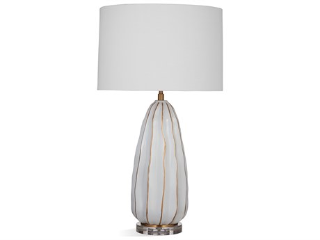 Bassett Mirror White Gold Buffet Lamp