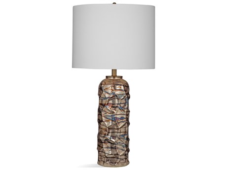 Bassett Mirror Gold Glass Buffet Lamp