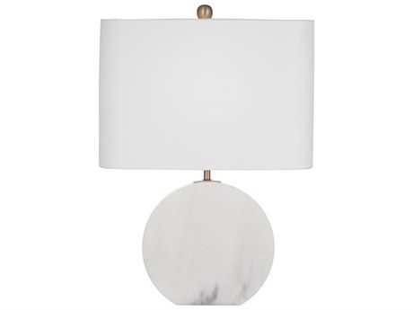 Bassett Mirror White Table Lamp