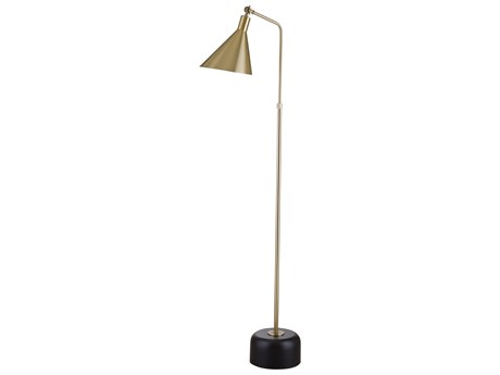 Bassett Mirror Brady Brass Floor Lamp