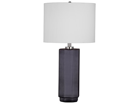 Bassett Mirror Smoke Grey Glass Buffet Lamp