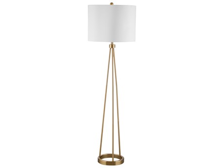 Bassett Mirror Legacy Brushed Brass Floor Lamp