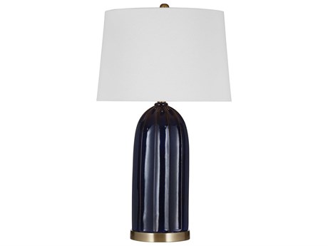 Bassett Mirror Susan Blue Table Lamp