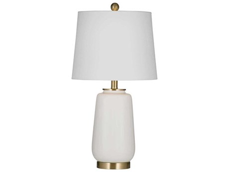 Bassett Mirror White Cream Table Lamp