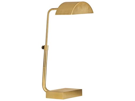 Bassett Mirror Brass Golden Desk Lamp