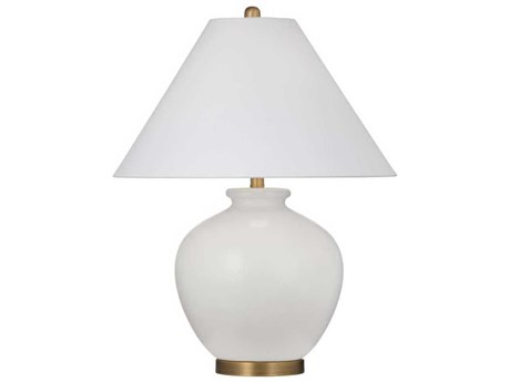 Bassett Mirror White Graham Table Lamp