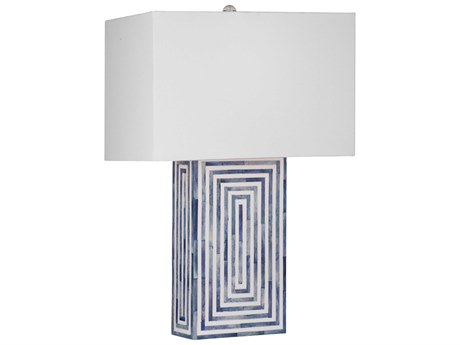 Bassett Mirror Blue Moray Table Lamp