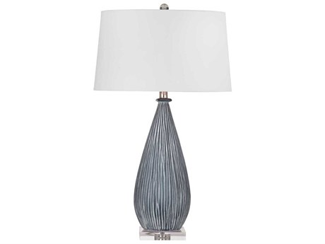 Bassett Mirror Blue Leonardo Table Lamp