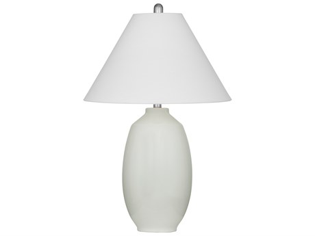 Bassett Mirror Syndee Cream White Bell Linen Off Buffet Lamp