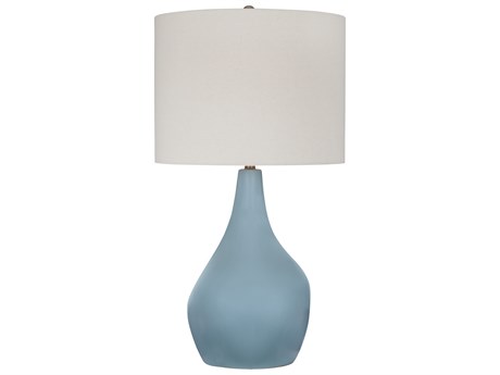 Bassett Mirror Rawlins Light Grey Blue Buffet Lamp