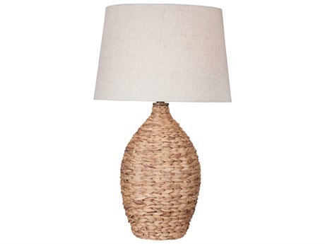 Bassett Mirror Kingston Natural Brown Linen Buffet Lamp