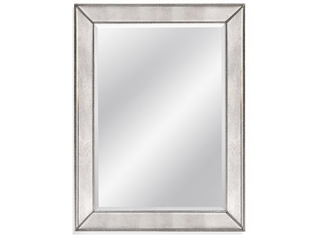 Bassett Mirror Hollywood Glam Beaded Rectangular Wall Mirror