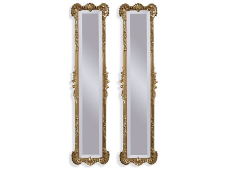 Bassett Mirror Old World Helena 2-Panel Rectangular Wall Mirrors