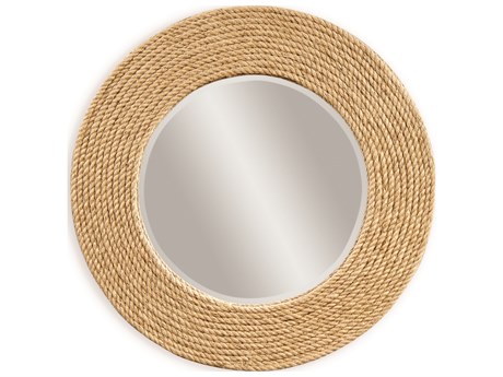 Bassett Mirror Pan Pacific Palimar Round Wall Mirror