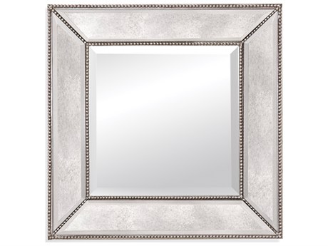 Bassett Mirror Hollywood Glam Beaded Rectangular Wall Mirror