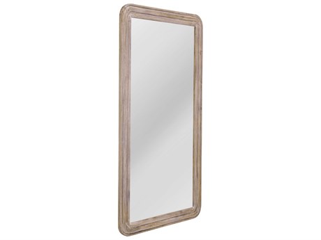 Bassett Mirror White Gage Floor Mirror