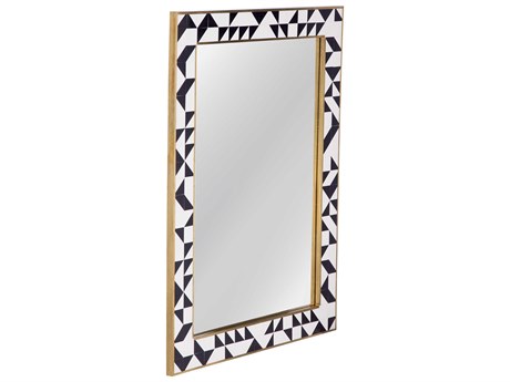 Bassett Mirror Macari Black Wall Rectangular