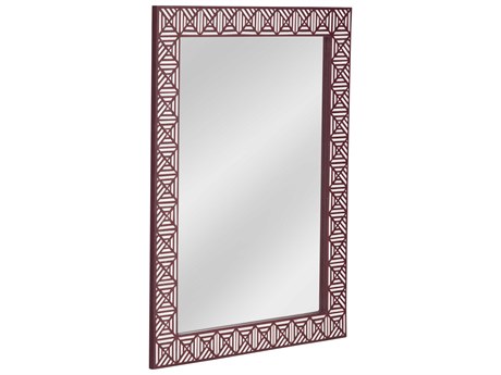 Bassett Mirror Rouge Red Wall Rectangular