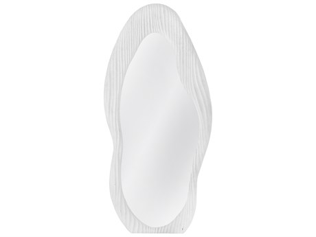Bassett Mirror Dianne Matte White Wall Mirror