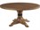 Barclay Butera Newport Magnolia 60" Extendable Round Wood Sailcloth Dining Table  BCB010921875C
